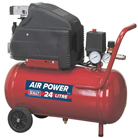 Sealey Sa2415 Compressor 24Ltr Direct Drive 1.5Hp