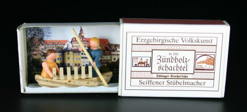 Rudolphs Schatzkiste Miniaturzündholzschachtel Pfarrer am Altar BxH 5x4 cm NEU Seiffen Miniatur Zündholz Streichholz Holz Dekoration Erzgebirge Holzkunst