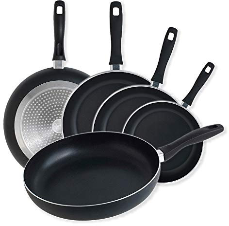 ORYX Sartén Aluminio Antiadherente Basic, Alta Resistencia, Apta Inducción, Libre PFOA, Diámetro 22 cm, Espesor 3 mm.