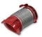 Dyson DC40 Hose Assembly, 924796-01, Plastic, Silver, Red, 5 feet, 0.25 lbs