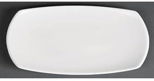 12X Royal Porcelain White Classic Kana Square Service Plates 160mm
