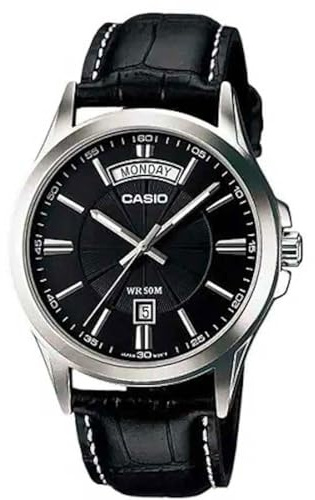 Casio Classic Watch, Black, Black, Strap