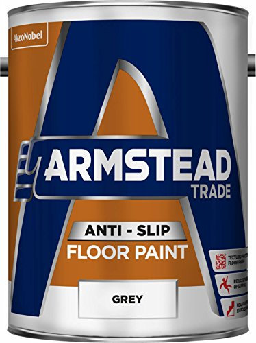 Armstead 5218567 5L Trade Anti-Slip Floor Paint - Grey