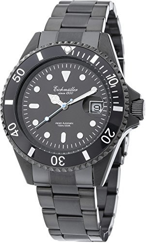 Eichmüller Automatic - Uhrwerk Taucheruhr Classic 100m Art.3412 … (schwarz)