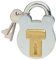 Master Lock 2750EURD Lucchetto design vintage, Grigio, 8,7 x 5 x 1,3 cm