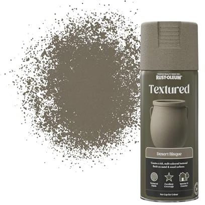 Rust-Oleum 400ml Textured Spray Paint Aerosol - Desert Bisque