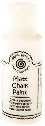Cosmic Shimmer Matt Chalk Paint - Warm White,50 ml (Pack of 1)