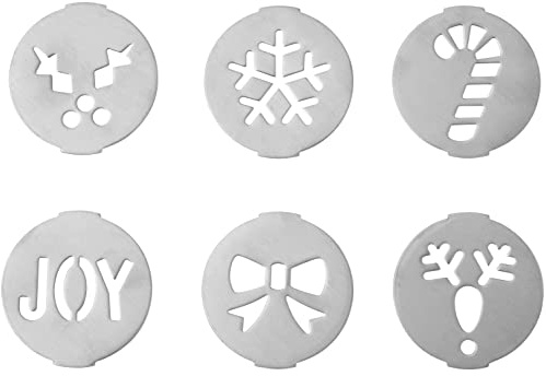 Wilton Holiday Cookie Press Disc Set 6/Pkg-Christmas