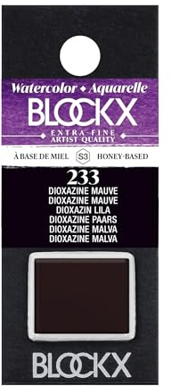 Blockx Dioxazine Malve Half Pan Aquarell