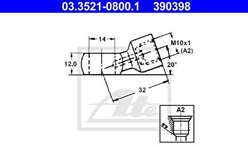ATE Ringstutzen, Rohrleitung 03.3521-0800.1
