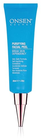 Peeling Gel (30ml) by Onsen Secret - Täglicher Sanfter Gesichtspeeling, Dunkelfleckenentferner, Organisches Gesichtspeeling für Empfindliche Haut, Natürliches Aufhellendes Peeling-Gel für Frauen