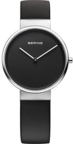 BERING Damen und Herren Uhr Quarz Movement - Classic Collection mit Edelstahl und Saphirglas 14526-XXX Armbandsuhren - 5 ATM, Schwarz/Silber