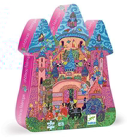 Djeco – Puzzle mit Märchenschloss, Mehrfarbig (DJ07246).