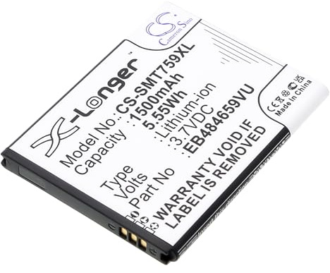 AboutBatteries Akku für Samsung GT-I8150, 3.7V, 1100mAh, Li-Ionen