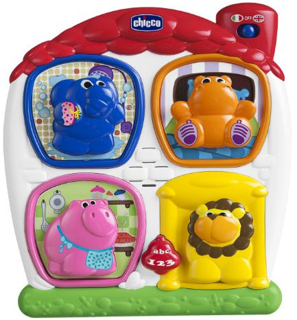 Chicco 00006815000100-2 in 1 Formensortierer und Puzzle