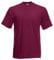 Fruit of the Loom - Men's Short Sleeve Crew Neck T-Shirt, Garnet Red, XL