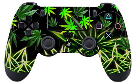 Skins Aufkleber für PS4 Controller (für Sony Playstation 4 DualShock Wireless Controller) Unkraut