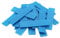 SILISTO Bloques de plástico para acristalamiento de 100 x 30 x 2 mm, 1000 unidades, los espaciadores de plástico son ideales como: cuñas, espaciadores, placas de compensación, bloques de vidrio o