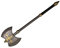 Hero's Edge G-L07 Latex Rubber Foam Double Blade Battle Axe LARP