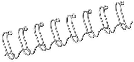 Fellowes Drahtbinderücken A4, 8mm, silber, 100 Stück, 54451