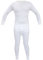 Kids Thermal Winter Warm Underwear Set Long John Bottom and Long Sleeve Top Size:Age 3-5 Years (Unisex Boy Girl Children) Colour:White