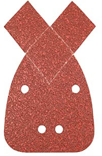 Silverline 330967 Hook and Loop Detail Sander Sheets with 2 Tips 140 mm 10pk 120 Grit
