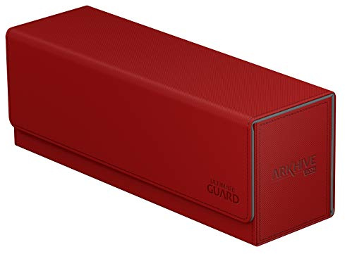 Ultimate Guard UGD010659 - Arkhive Flip Case 400+ Standardgröße XenoSkin, rot