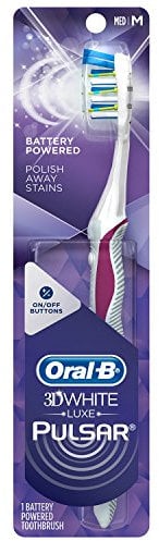 Oral-B Pulsar 3D White Advanced Vivid Toothbrush Medium (Pack of 3)