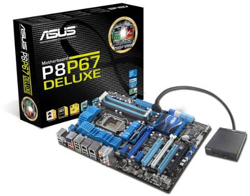 Asus P8P67 Deluxe Rev.3.0 Mainboard Sockel 1155 Intel P67 DDR3 Speicher ATX