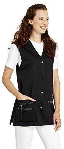 Leiber Kochjacke Kurzarm Damen und Herren 12/1094 56 Schwarz
