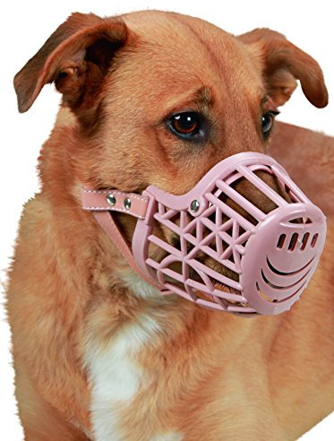 Kerbl Pet Maulkorb Kunststoff Größe 3 U 24cm, Korbtiefe 6cm, braun