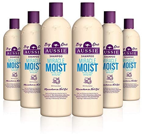 Aussie Miracle Moist Shampoo, 300 ml