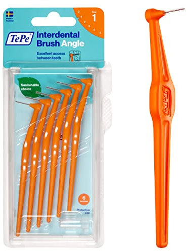 TePe Interdental Brush Angle - Orange 0.45mm by TePe Oral Health Care, Inc.