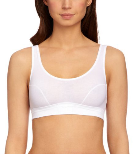 sloggi Double Comfort Top, Bustino, Donna, Bianco (White), 5