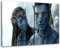 Avatar Format 120x80 cm Bild auf Leinwand, XXL riesige Bilder fertig gerahmt mit Keilrahmen, Kunstdruck auf Wandbild mit Rahmen