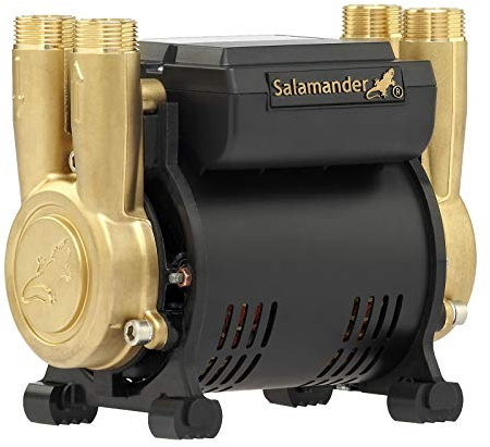 Salamander CTFORCE 30PT 3.0 Bar Brass Twin Impeller Shower Pump + Hoses