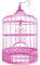 Vogelkäfig Groß fuchsia Antik ø 20 x 31 cm Gastgeschenk Hochzeit Tischschmuck