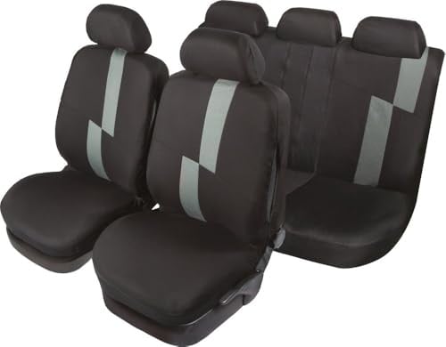 START Flash Universal Sitzbezug-Set Schwarz-grau