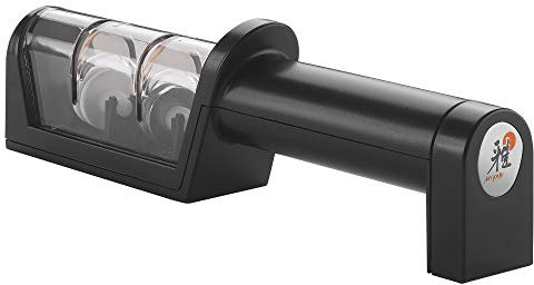 MIYABI Etapa 2-Diamond/cerámica cuchillo Handheld Sacapuntas Negro