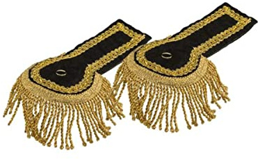 Epauletten,schwarz, schwarz Schulterstücke