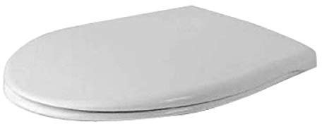 Duravit 66810000 WC-Sitz Duraplus Compact weiß mit Deckel und Befestigung aus Edelstahl