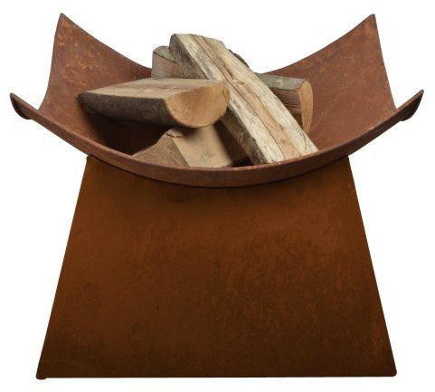 Esschert FF153 Brasero rectangulaire Couleur rouille