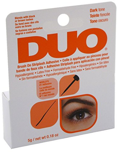 Duo Brush-On Adhesive Dark Tone 0.18oz (2 Pack)