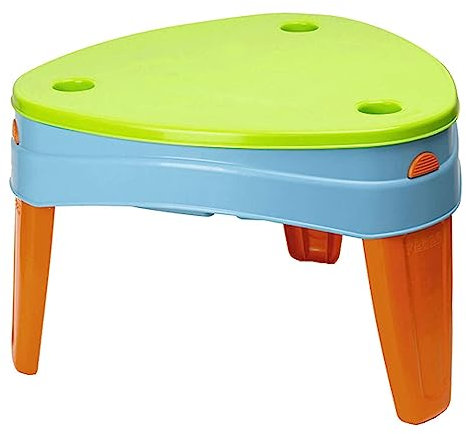 Feber Play Island - Table de Jeu Sable et Eau au Design d'île, pour Enfants de 2 à 6 Ans, Bleue (Famosa 800010238)