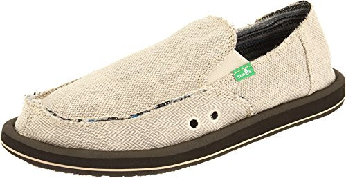Sanuk Herren Men's Hemp Slip on Slipper, Beige Natural, 40 EU