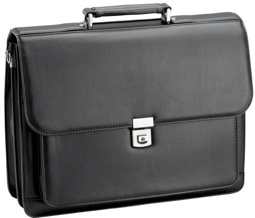 D&N Business Line Aktentasche, 40 cm, 19L, schwarz