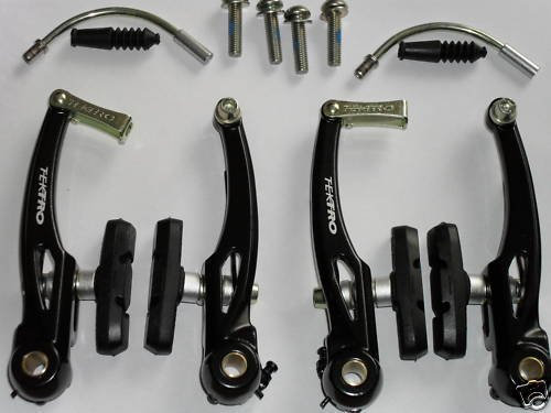 Tektro RM4 Alloy V brakes (Front + Rear Black) Free UK Postage