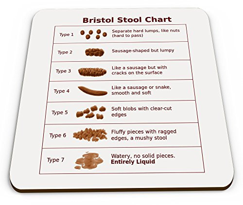 Bristol Stool Chart Novelty Doctor Nurse Carer Glossy Mug Coaster