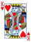 Red Back Fahrrad Spielkarten Force Deck, herzen, 3