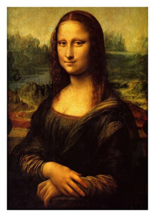 The Art Stop PAINTING PORTRAIT STUDY DA VINCI MONA LISA DETAIL FRAMED PRINT F12X3162